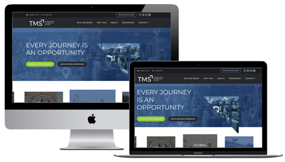 TMS Homepage Mockup Preview