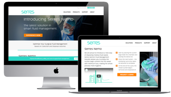 Serres Website Redesign